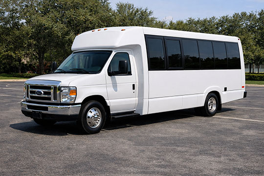 18-passenger minibus available for charter in Westminster, CO